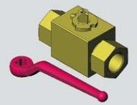Hydac KHB-G3/8-1112-09X-A-SO1073 Block-type ball valve